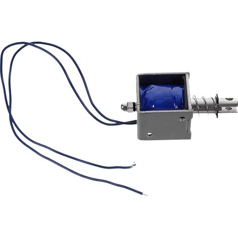 Solénoïde à Poussée-tirage Linéaire 12 V Dc, Mini Électroaimant Cadre 8,5 Mm Course, Bobine Intégrée Haute Conductivité, pour Distributeurs Automatiques et Plusieurs styles (1/5)