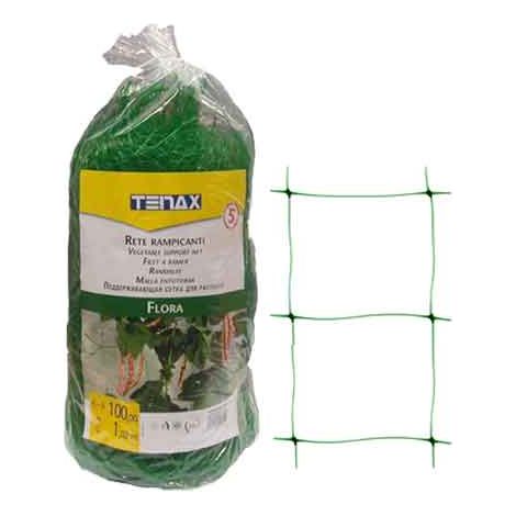 RETE PER RAMPICANTI 1,5x10 mt - colore verde - TENAX