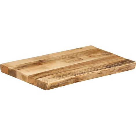 Maison Exclusive - Tischplatte mit Baumkante 60x40x2,5 cm Raues M