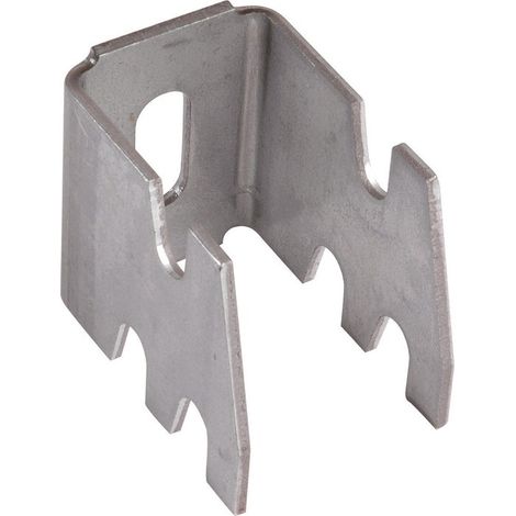 Console à visser pour radiateur lamellaire – Fixation robuste à visser – Console murale réversible avec trois positions – Compatible radiateurs lamellaires – Batifix