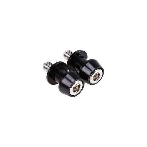 Ede Protection de bras oscillant Sollbry pour moto, en alliage d'aluminium usiné CNC, avec support de 10 mm, noir. (1/2)