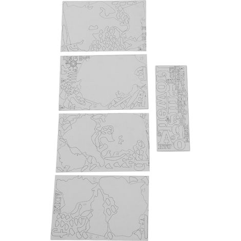 Sticker mural 3D, carte du monde, décoration murale avec carte pour salon, chambre, fond TV, décoration intérieure (1/5)