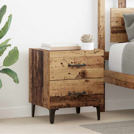 Bettschrank Altholz 40 x 35 x 47,5 cm Holzwerkstoff