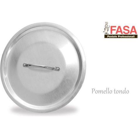 Coperchio Tondo Piano Alluminio 20 cm FASA