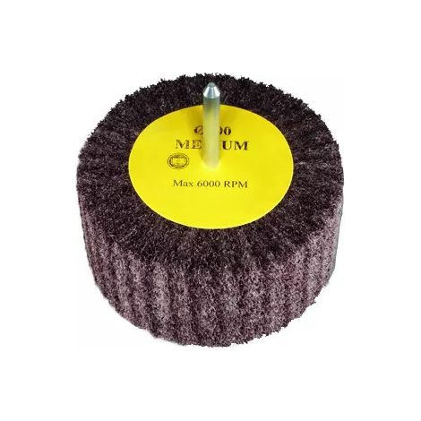 Roue à lamelles nylon pour satinage 6120 siafleece SIA ABRASIVES - Siavlies - boîte de 10 - 100 - Moyen