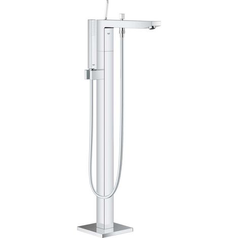 Grohe Eurocube Joy Miscelatore monocomando per vasca-doccia a pavimento Cromo, 23667001 (1/2)