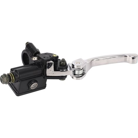 Rechter Bremszylinderhebel 22 mm, rostfrei, universeller Lenkerbremshebel für 50ccm bis 250ccm Dirtbikes und Pitbikes (1/5)