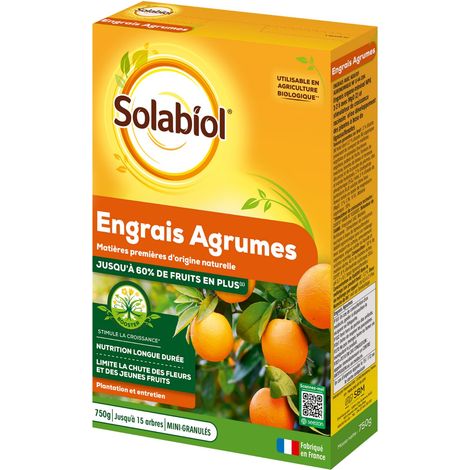 Engrais Agrumes - Jusqu'à 60% de Fruits en Plus - 750g (1/5)