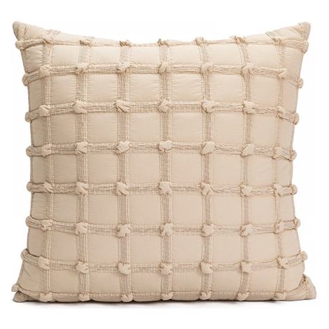 Taie d'oreiller 45 x 45 cm – Grise – Protection et décoration – Pour salon, canapé et chambre – Kaki (1/5)