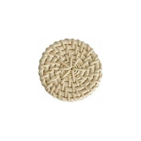 Sous-verre Anti-chaleur - Rond - 4 cm - Blanc Cassé - Pour Tasse Et Théière - Lot De 6 (1/3)
