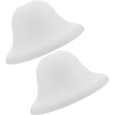 Abat-jour de rechange en plastique pour lampes de table, 2 pièces, ronds, en forme de champignon (1/5)