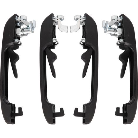 4PCS Poignée de Porte Extérieure Avant Arrière Gauche Droite avec Clés pour Auto Golf MK1/MK2 (1/5)