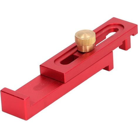 Règle de Mesure de Profondeur, Règle en Dents de Scie Mesureur de Profondeur 5-40 Mm et Mini Jauge D'écarts pour le Travail du Bois, Règle de Ligne de Profondeur en Alliage D'aluminium et(T2) (1/5)