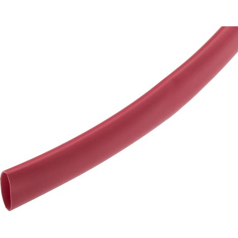 Gaine thermorétractable RS PRO, Dia. 4.8mm Rouge rétreint 2:1, 9m ( Prix pour Bobine de 9 Mètres )
