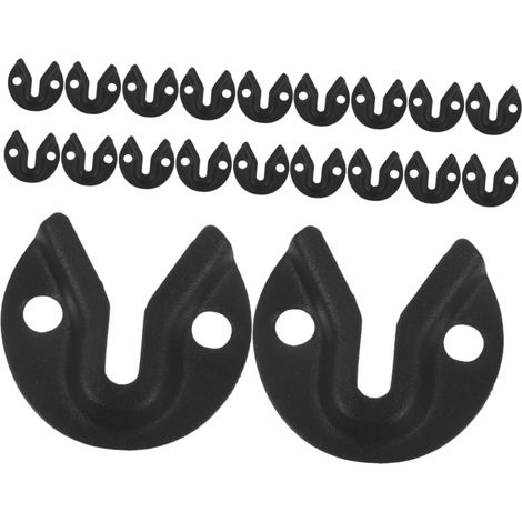 Lot de 20 Fixations Murales Sécurisées en Fer Sable Noir, Supports Métalliques à Trou de Serrure pour Cadres, Miroirs et Meubles, Crochets Robustes Suspendre Intérieure, Usage (1/5)