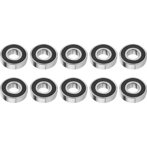 10 Stück 6204-2RS Kugellager, Hochgeschwindigkeits-Doppelseiten-Rillenkugellager, doppelt abgedichtet, 17 x 47 x 14 mm (1/5)