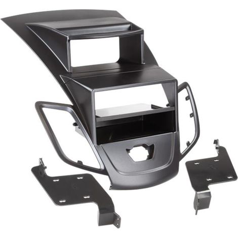 Kit 2Din Autoradio FA277CN Ford Fiesta ap09 compatible avec voiture avec ecran - Vide poche - Noir