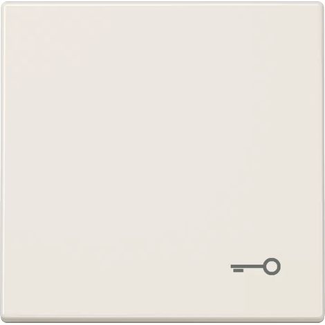 Jung Wippe 1fach, Symbol Tür, Duroplast, Serie LS, weiß LS 990 T (1/2)