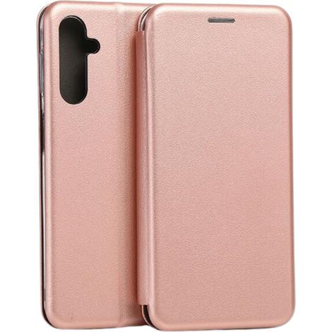 Funda magnética Beline para Samsung M34 5GM346, color oro rosa.
