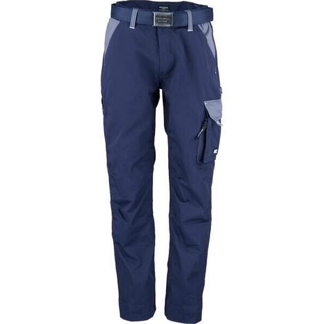 Pantalon de travail bleu marine - gris 2XL UNIVERSEL KW102030091106
