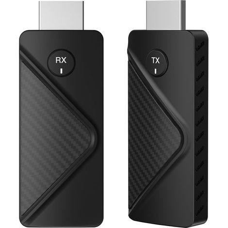 Transmetteur et Récepteur HDMI sans Fil pour Diffuser de la vidéo et de l'audio Depuis Un Ordinateur Portable/PC vers Un Projecteur Moniteur TV (1/5)