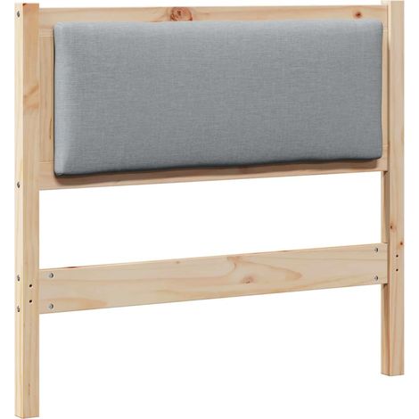 Maison Exclusive - Cabecero Marrón Madera maciza de pino