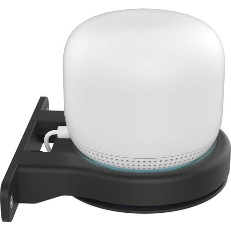 1 Support Mural Compatible Avec Google Wifi, Google Wifi, Accessoires De Haut-Parleur Google Wifi (Google Wifi, Noir, Dd96) (1/5)