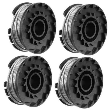 Lot de 4 bobines de fil pour coupe-bordures Bosch Easygrasscut 23, 26, 18, 18-230 (1/4)