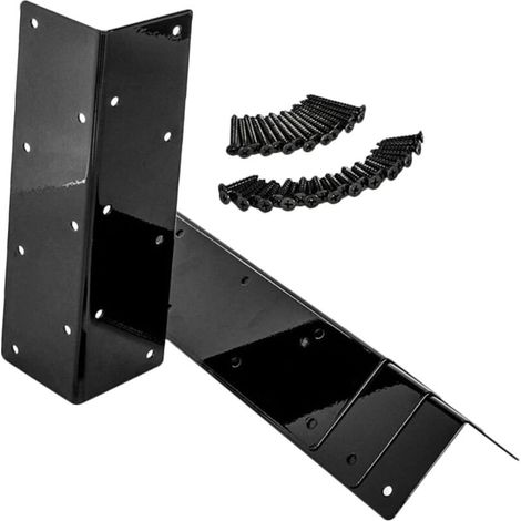 4 Ensemble Support d'angle pour lit de Jardin Connecteurs de lit surélevé Accessoire de lit de Jardin étagère en Acier Supports Lits surélevés Support d'étagère d'angle (1/5)