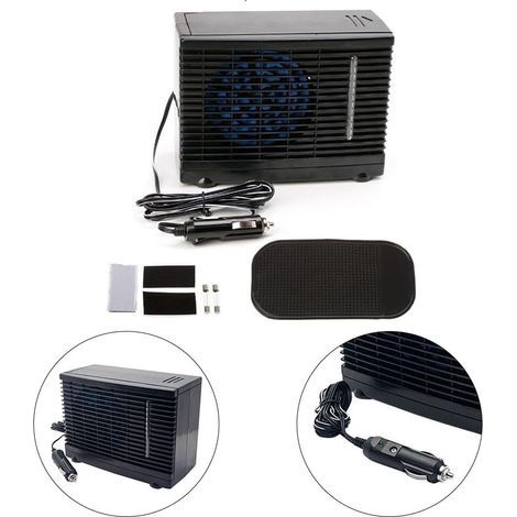 Mini Climatiseur Portable 12 V pour Voiture – Ventilateur Réfrigérant Multifonction avec Fonction Rafraîchissement Rapide (1/4)