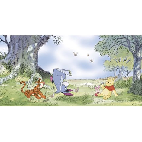 Komar Wandtapete - Disney Winnie the Pooh Friendly Day - 250 x 500 cm - Vlies - für Kinderzimmer (1/3)