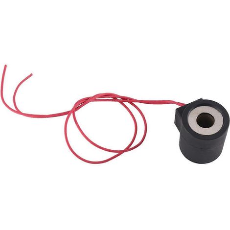 Bobine d'électrovanne 6352012, 12 V CC, fils de 45,7 cm (18 po), calibre 10, pour tige de vanne HydraForce séries 10, 12, 16, 38 et 58. (1/4)