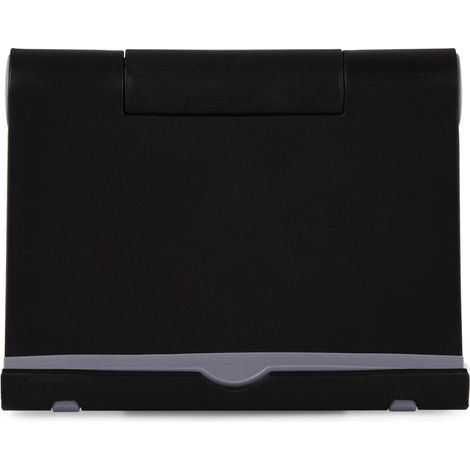 Support téléphone portable pivotant 270°, socle de bureau pour téléphone mobile, support de téléphone noir (1/5)