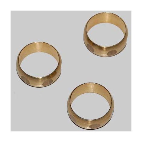 OGIVE IN OTTONE PER TUBO RAME  12 x 1/2     MADE IN ITALY
