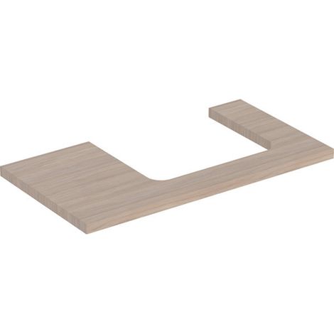 Geberit ONE Plan de lavabo, découpe à droite, 90x3x47 cm, (1/2)