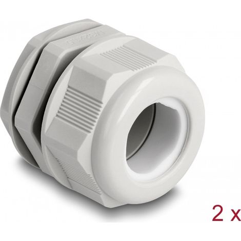 DeLOCK Delock 60476 - Gris - Polyamide - 2 pièce(s) - M32 - 1,1 cm - 4,7 cm