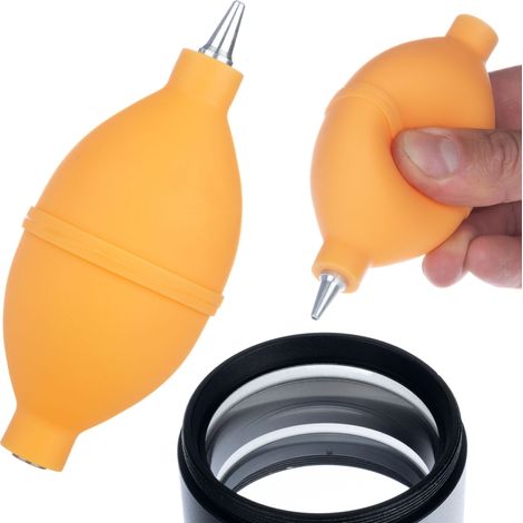 Soplador De Aire Manual – Bomba De Aire En Silicona  Compacto Portatil De Precision Para Limpieza De Telefonos, Objetivos, Teclados Y Placas (1/5)