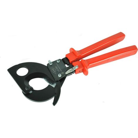 Pince à dénuder Coupe-câble à cliquet for couper jusqu'à 380mm² câble Cooper avec outil de protection des mains à pincement (1/3)