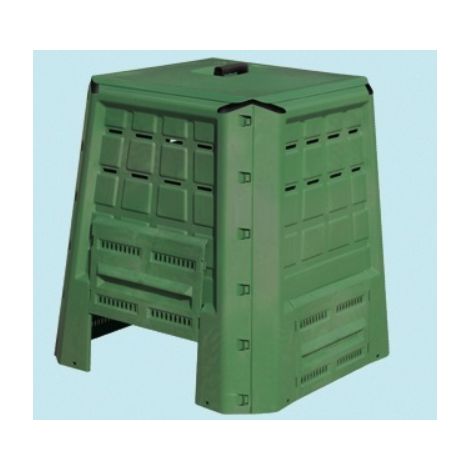 Compostiera da giardino ecobox fast 380 litri colore verde (1/5)