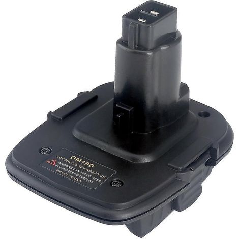 Adaptateur pour batterie Li-ion Dewalt Milwaukee 18/20v Convertir en outil Dewalt 18v Ni (1/3)