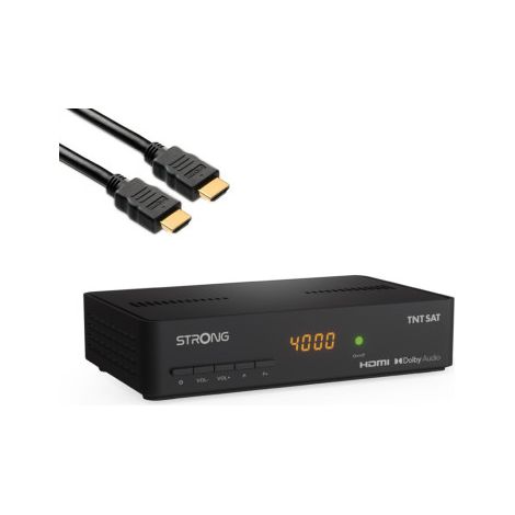 PACK STRONG SRT 7408 Décodeur Satellite ASTRA HD + Carte TNTSAT + Câble HDMI Longueur 2m (1/5)