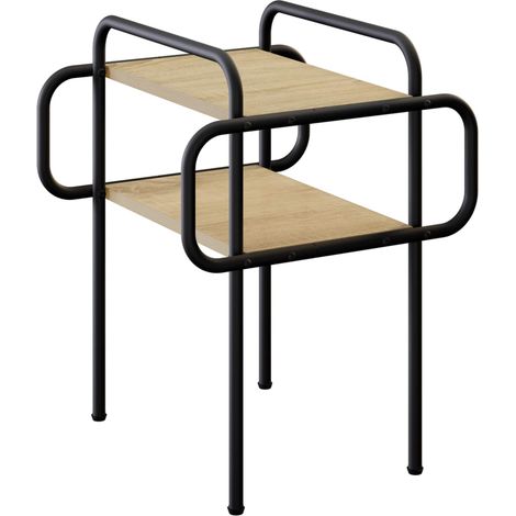 Couchtisch Sonoma-Eiche 40 x 40 x 51 cm Holzwerkstoff vidaXL (1/5)