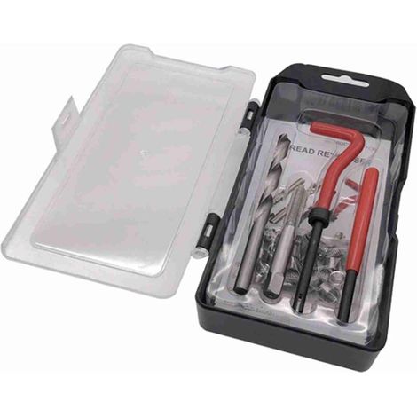 Kit de réparation de filetage M14 X 1.5, 15 pièces, Compatible hélicoptère, filetage endommagé de 14mm (1/4)