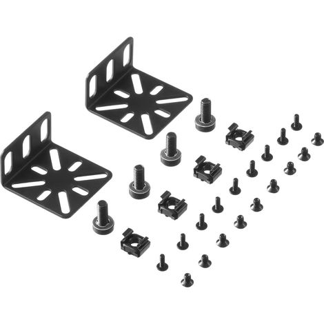 Rack Mount Kit for 17.3 Inch Switches, Adjustable Rack Ears, Adjustable Hole Distance 13-35mm (1/5)