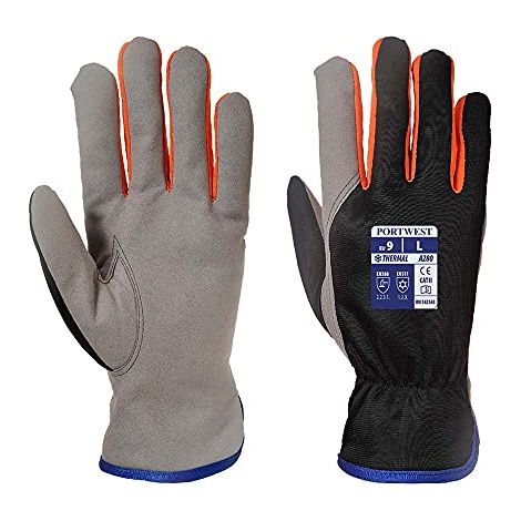Guanti Da Lavoro Invernali Wintershield Arancio-Nero 10 (1/3)