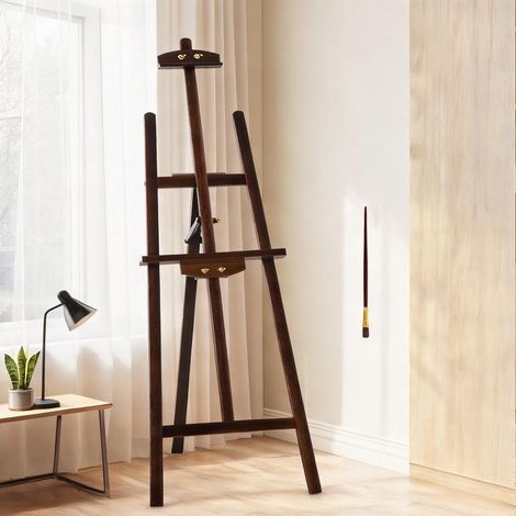 Chevalet de peinture inclinable en bois de pin hauteur 134,5 cm (1/5)