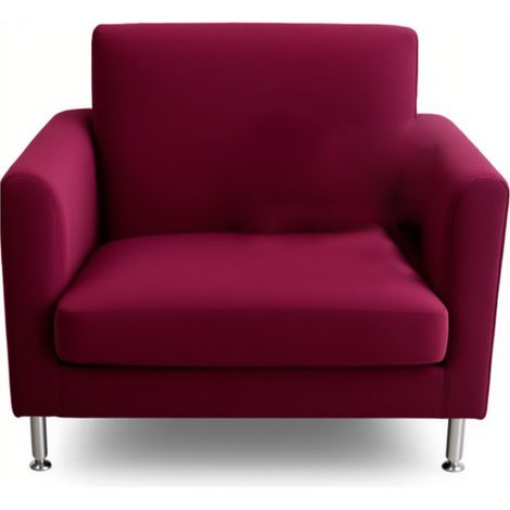 Housse de canapé élastique universelle tout-en-un, housse de canapé d'angle, housse de canapé en cuir, housse intégrale, combinaison quatre saisons, vente en gros, rouge, une place, 90-140 cm (1/5)