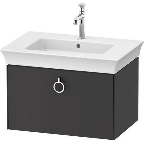 Meuble sous-vasque WHITE TULIP 684x410mm 1 tiroir coulissant we hgl ES NB centre