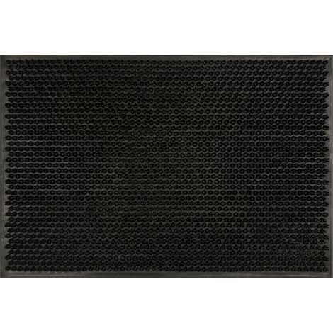 Zerbino In Gomma Elegante 40 x 60 Cm Ingresso Antiscivolo Tappeto AsciugaPassi Facile da Pulire Antibatterico e Resistente Rettangolare o Mezzaluna ElegantRettangolare (1/5)