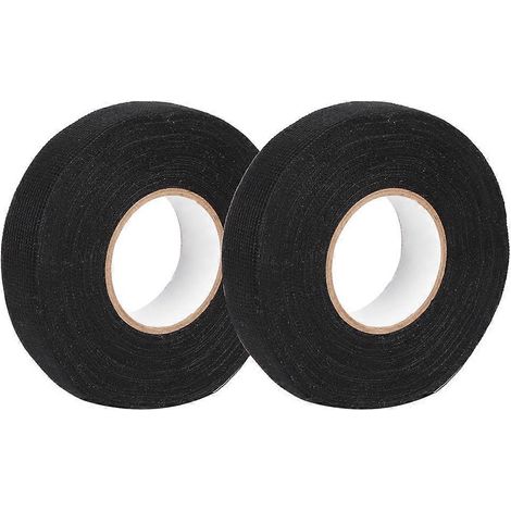 15 m x 19 mm Gewebeklebeband, schwarz, Isolierung für Kabelbäume, Kfz-Werkzeug